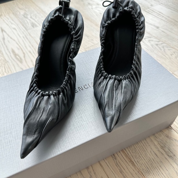 Balenciaga Scrunch Knife Heel Sz 36 - Picture 2 of 6